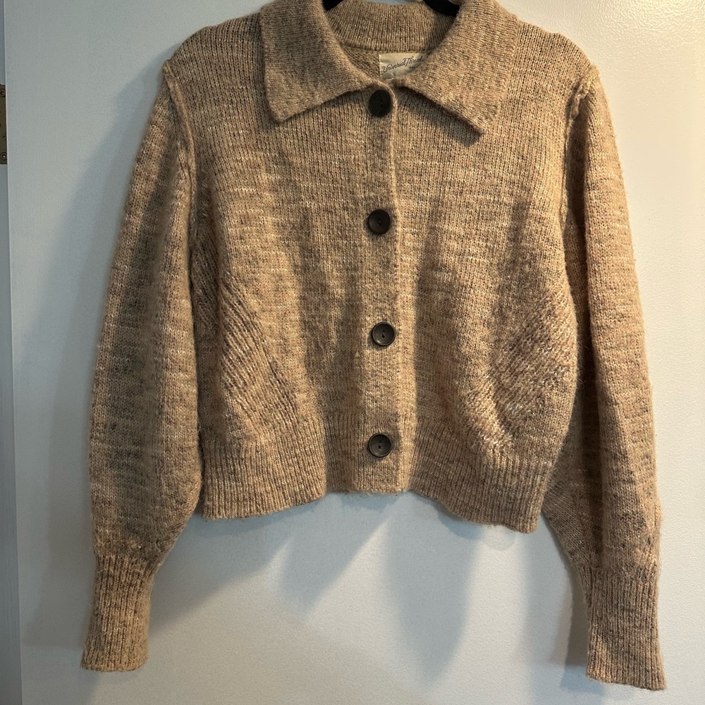 Cozy Collared Button-Up Cardigan - Picture 8 of 9